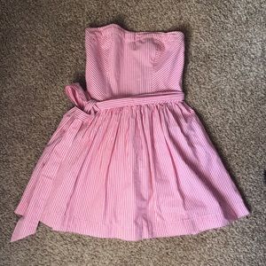 A Hollister red striped dress